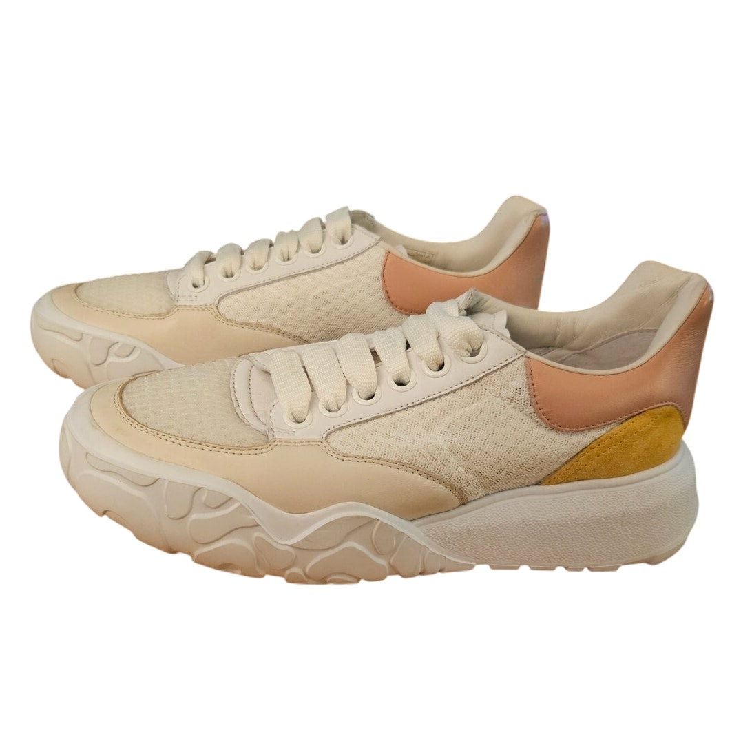 Alexander Mcqueen Court Colorblock Sneakers Eu 38 Us 7.5